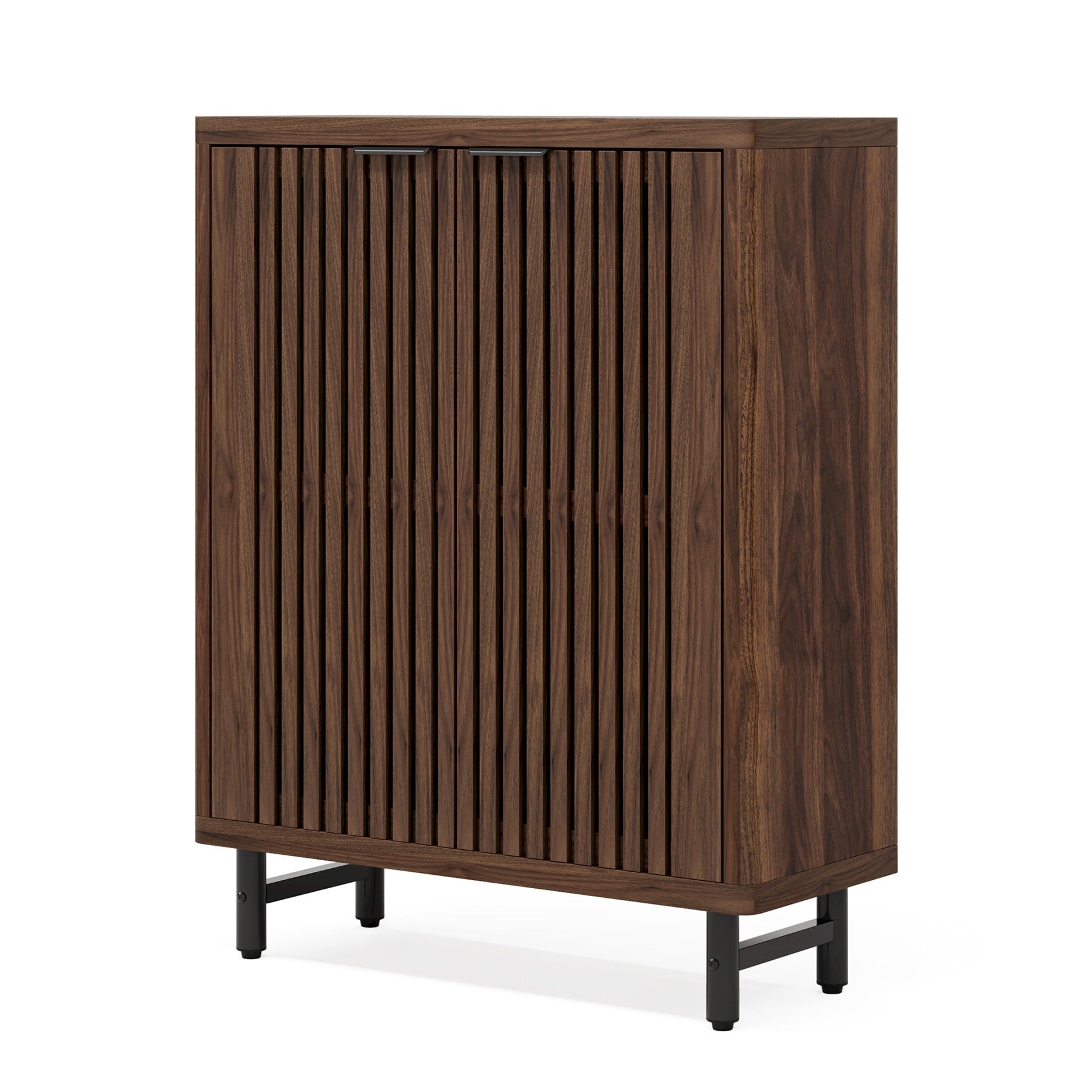24 Pairs Shoe Storage Cabinet with Door for Entryway Living Room