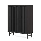 24 Pairs Shoe Storage Cabinet with Door for Entryway Living Room