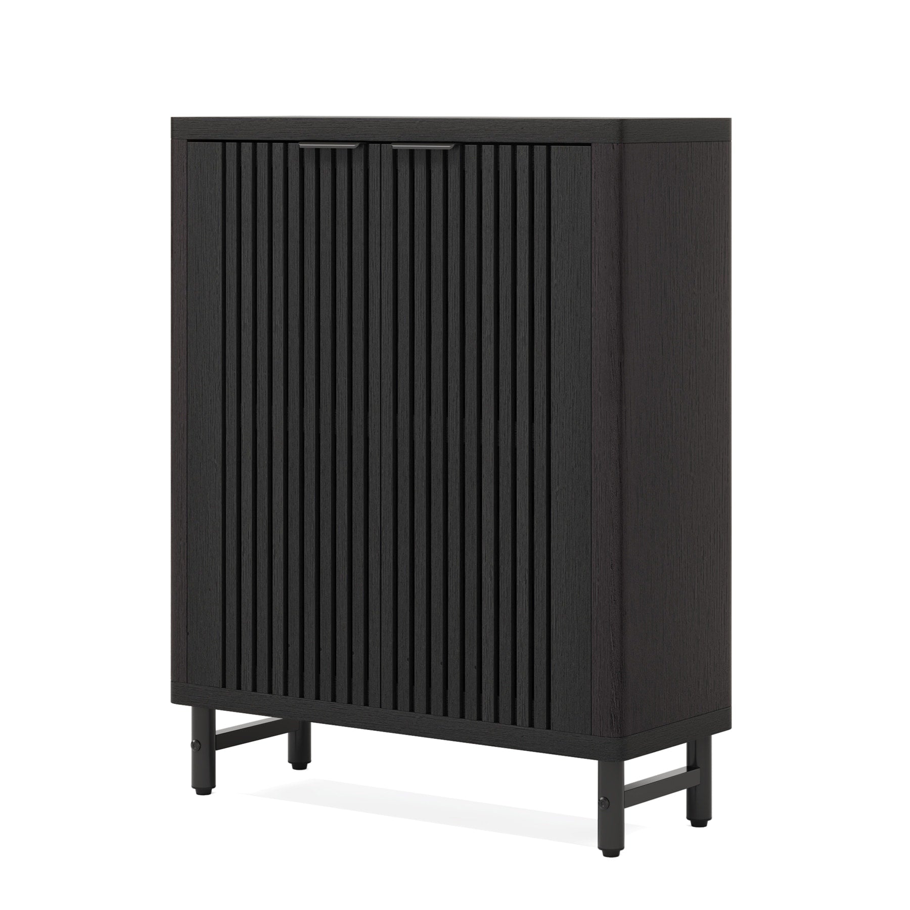 Meuble de rangement à chaussures 24 paires avec porte pour entrée et salon