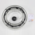 Lustre de ferme 24,8 po à 8 lumières, lustre en cristal, lustre tambour pour salle à manger, salon, chambre à coucher, cuisine