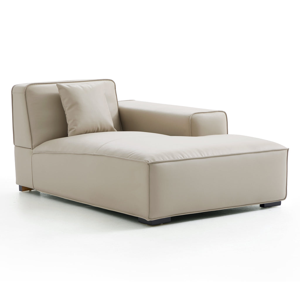 Domus Modular Brown Leather Sectional