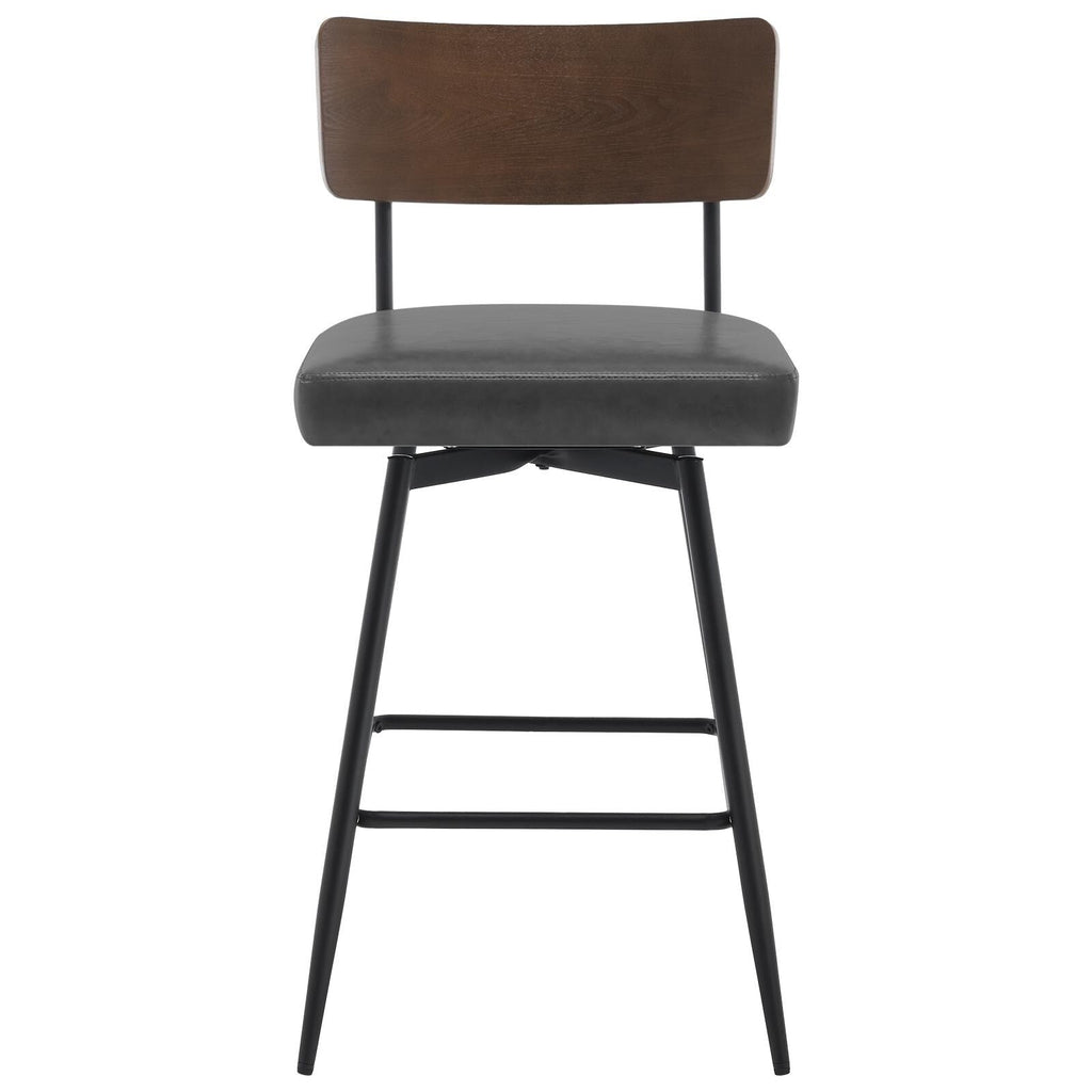 Lot de 2/3/4 tabourets de bar/comptoir pivotants rembourrés en similicuir