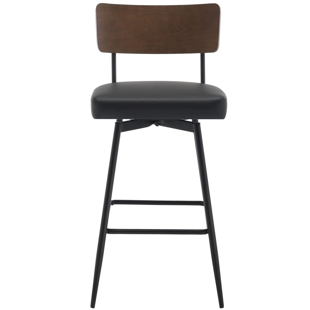 Lot de 2/3/4 tabourets de bar/comptoir pivotants rembourrés en similicuir