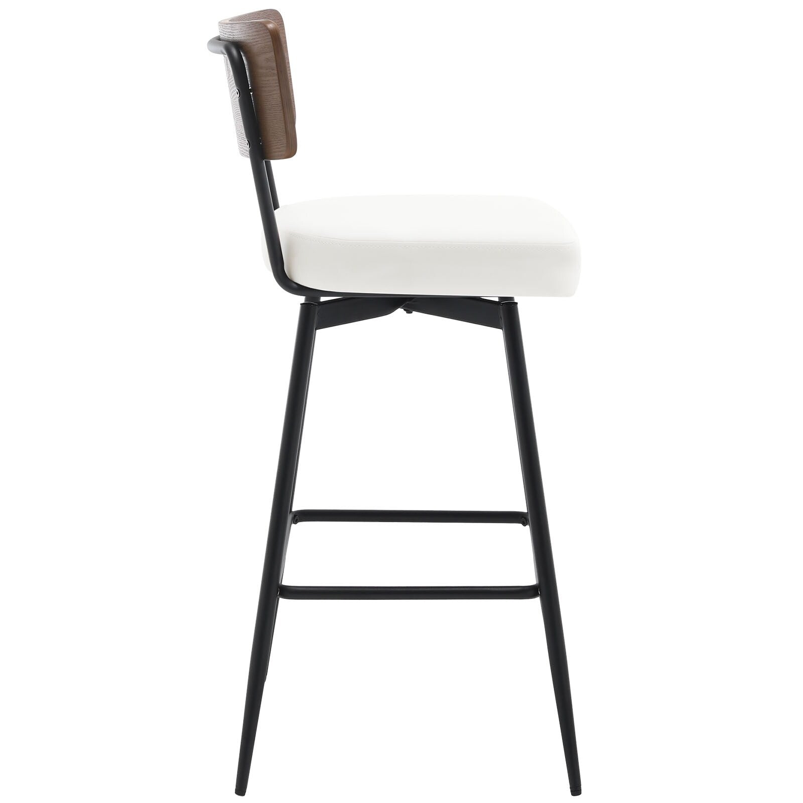 Lot de 2/3/4 tabourets de bar/comptoir pivotants rembourrés en similicuir