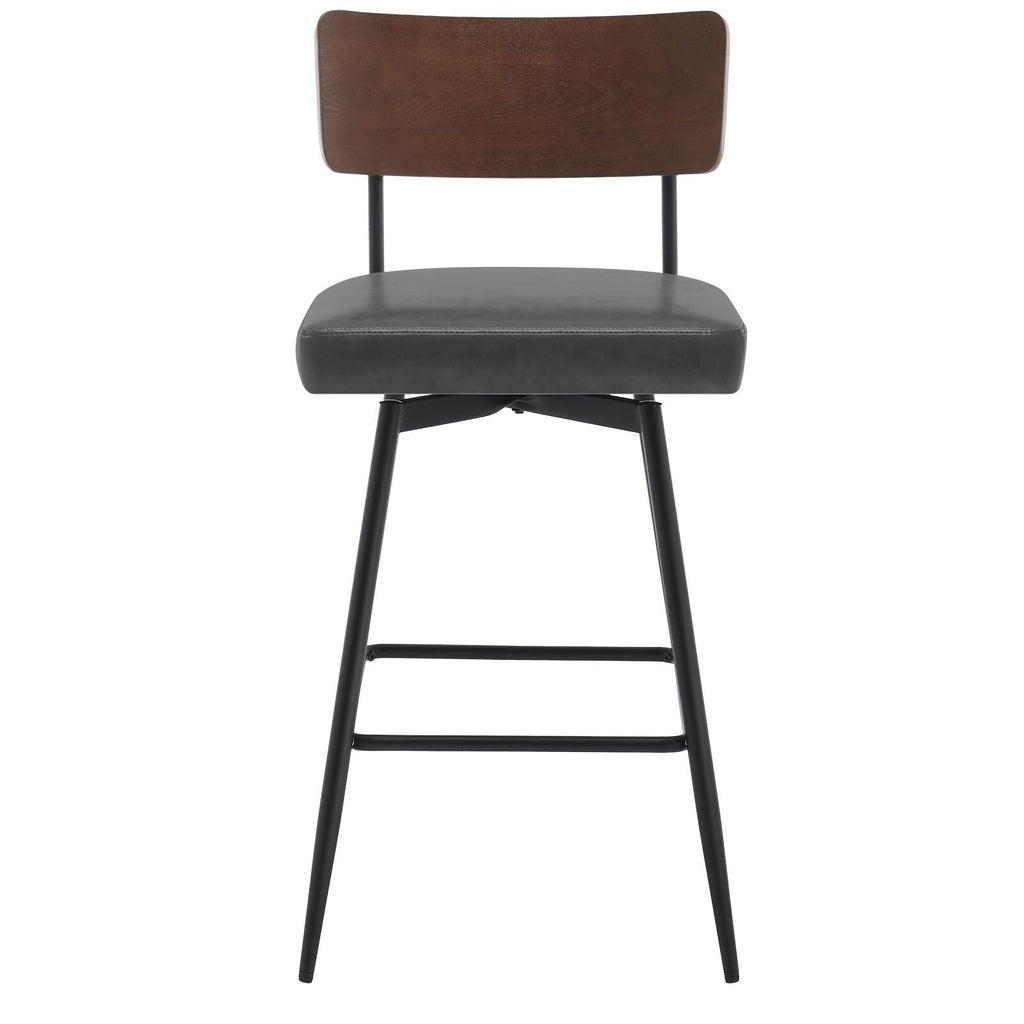 Lot de 2/3/4 tabourets de bar/comptoir pivotants rembourrés en similicuir