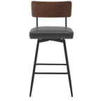 Lot de 2/3/4 tabourets de bar/comptoir pivotants rembourrés en similicuir