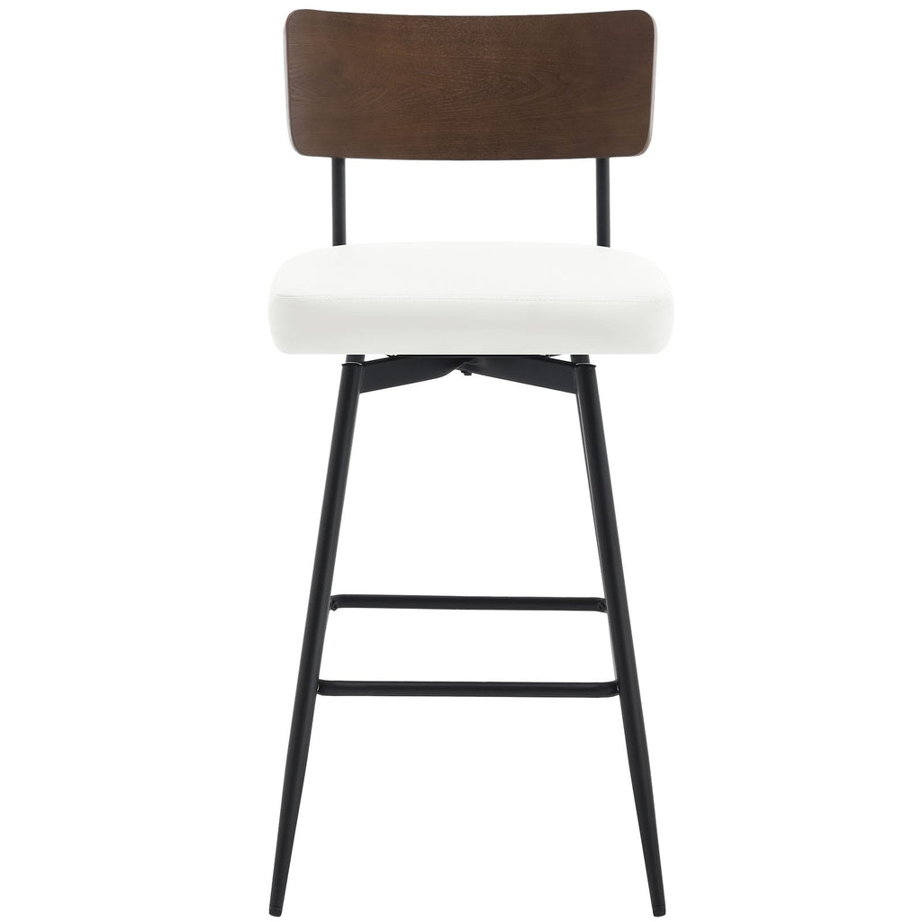 Lot de 2/3/4 tabourets de bar/comptoir pivotants rembourrés en similicuir