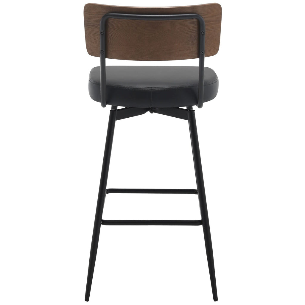 Lot de 2/3/4 tabourets de bar/comptoir pivotants rembourrés en similicuir