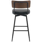 Lot de 2/3/4 tabourets de bar/comptoir pivotants rembourrés en similicuir