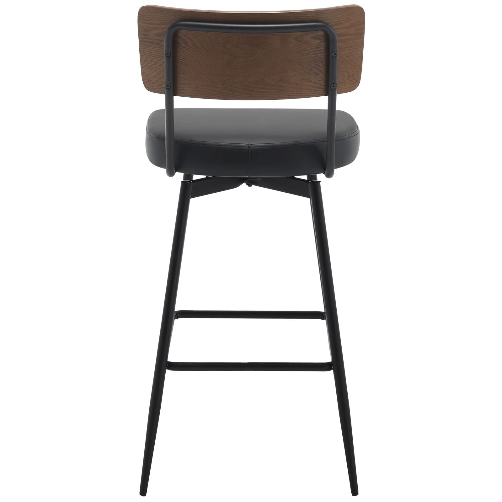 Lot de 2/3/4 tabourets de bar/comptoir pivotants rembourrés en similicuir