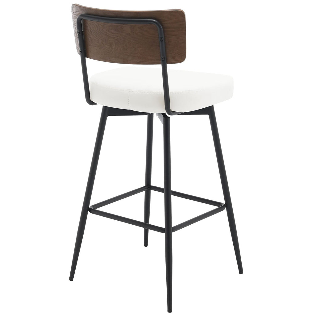 Lot de 2/3/4 tabourets de bar/comptoir pivotants rembourrés en similicuir