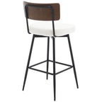 Lot de 2/3/4 tabourets de bar/comptoir pivotants rembourrés en similicuir