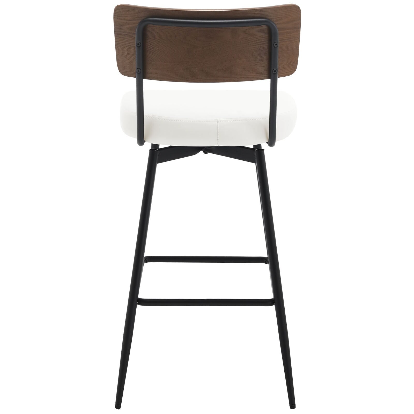Lot de 2/3/4 tabourets de bar/comptoir pivotants rembourrés en similicuir