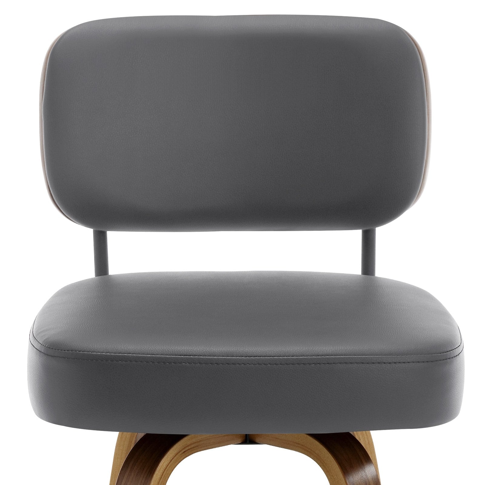 Tabourets de bar pivotants 26/29 avec pieds en bois courbé