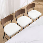 Lot de 2/3/4 tabourets de bar/comptoir pivotants rembourrés en similicuir