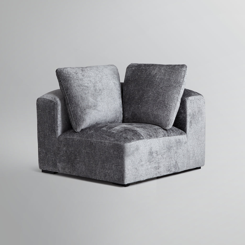 Le canapé d'angle sectionnel jaune Empress