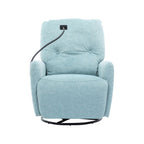 Fauteuil inclinable électrique pivotant à 270 degrés avec support pour téléphone