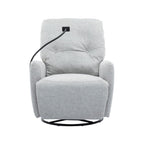 Fauteuil inclinable électrique pivotant à 270 degrés avec support pour téléphone