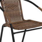 Ensemble table et chaises d'extérieur 3 pièces - 28,75 L x 28,75 P x 28 H