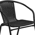 Ensemble table et chaises d'extérieur 3 pièces - 28,75 L x 28,75 P x 28 H