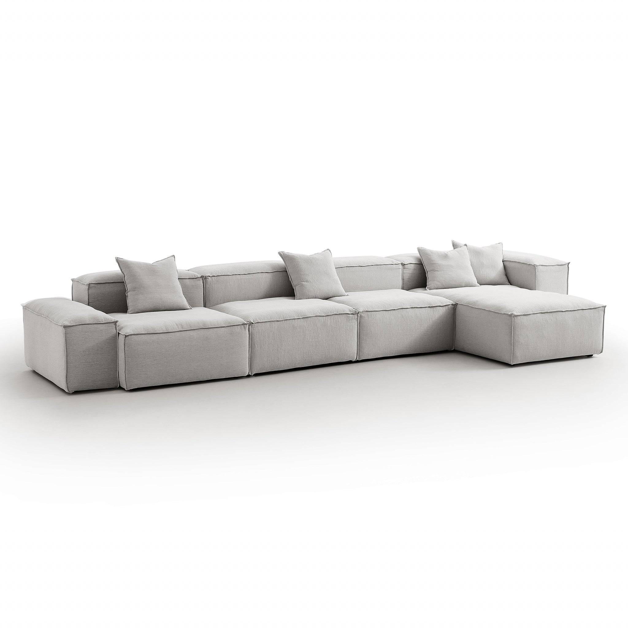 Freedom Modular Gray Sectional Sofa