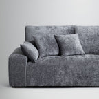 Le canapé et le pouf jaunes Empress