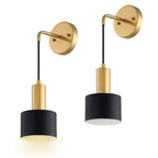 Lot de 2 appliques murales sans fil 13 LED RVB à piles avec télécommande