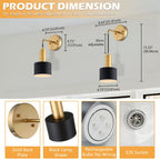 Lot de 2 appliques murales sans fil 13 LED RVB à piles avec télécommande