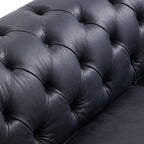 Durango Chesterfield Top Grain Leather Tufted Sofa