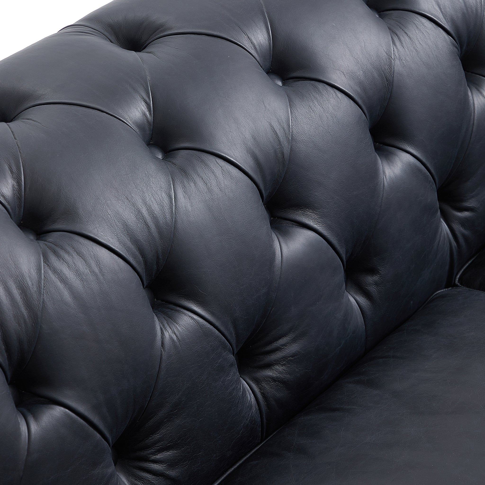 Durango Chesterfield Top Grain Leather Tufted Sofa