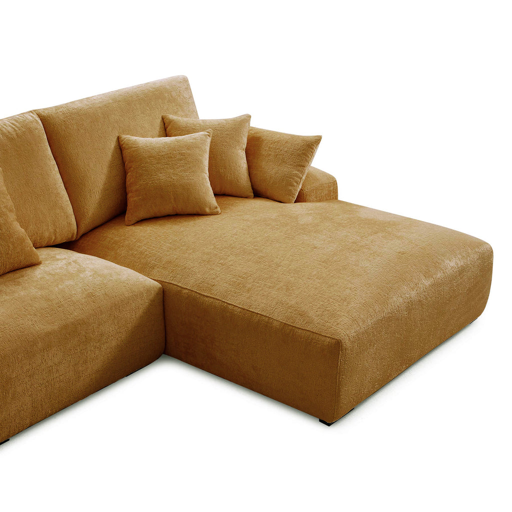 Le canapé sectionnel en U beige Empress