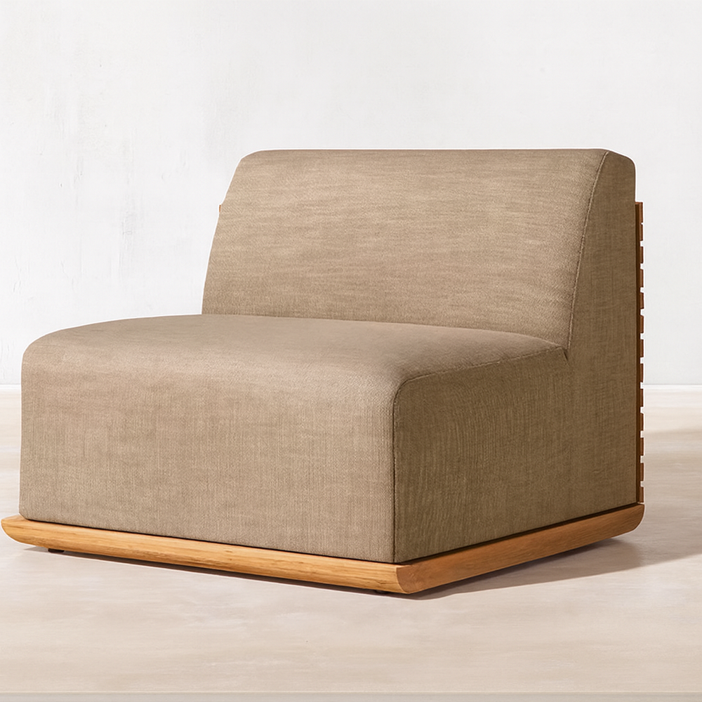 Solana Designer Teak Outdoor Sofa & Lounge Set