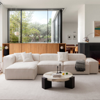 Canapé sectionnel modulaire beige Freedom