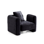 Fauteuil d'appoint en peluche Obsidian