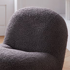 Fauteuil d'appoint gris Puff