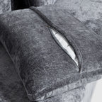 Le canapé et le pouf gris Empress