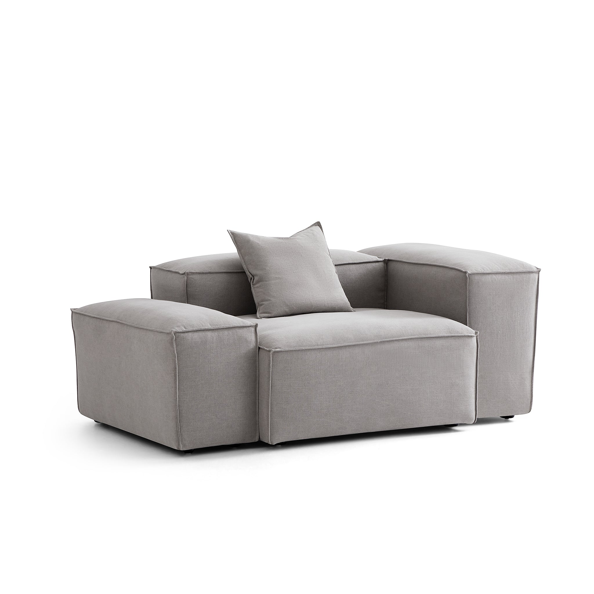 Freedom Modular New Gray Accent Armchair