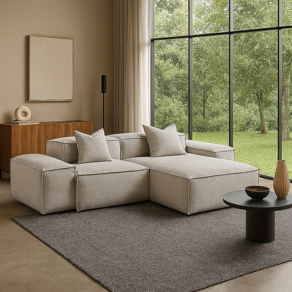 Canapé sectionnel modulaire Freedom gris