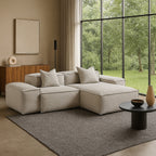 Canapé sectionnel modulaire Freedom gris