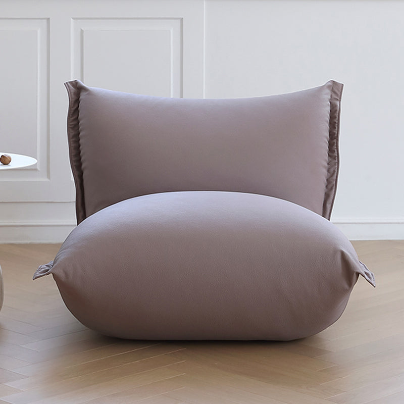 Fauteuil poire et chaise longue minimaliste Teddy sans accoudoirs