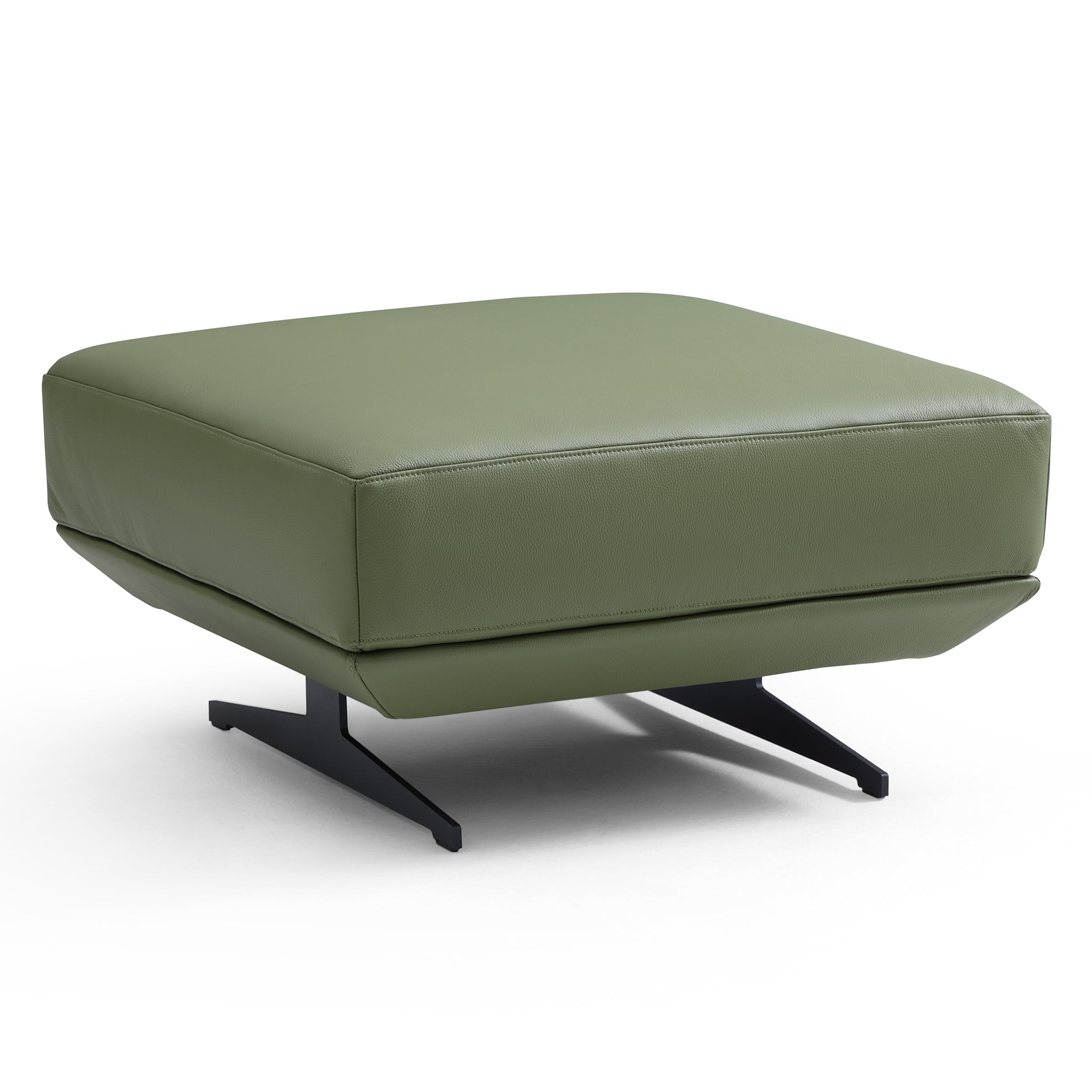 Ensemble de canapés en cuir véritable pleine fleur Olivia Green