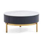 Ensemble de tables basses nobles dorées