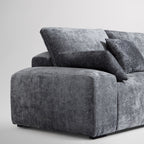 Le canapé d'angle sectionnel beige Empress