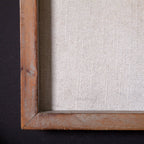 Décoration murale avec cadre en bois et bouquet de fleurs en métal blanc et doré (lot de 2)