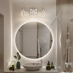 Luminaires de salle de bain 3/4/5/6 lumières en nickel brossé