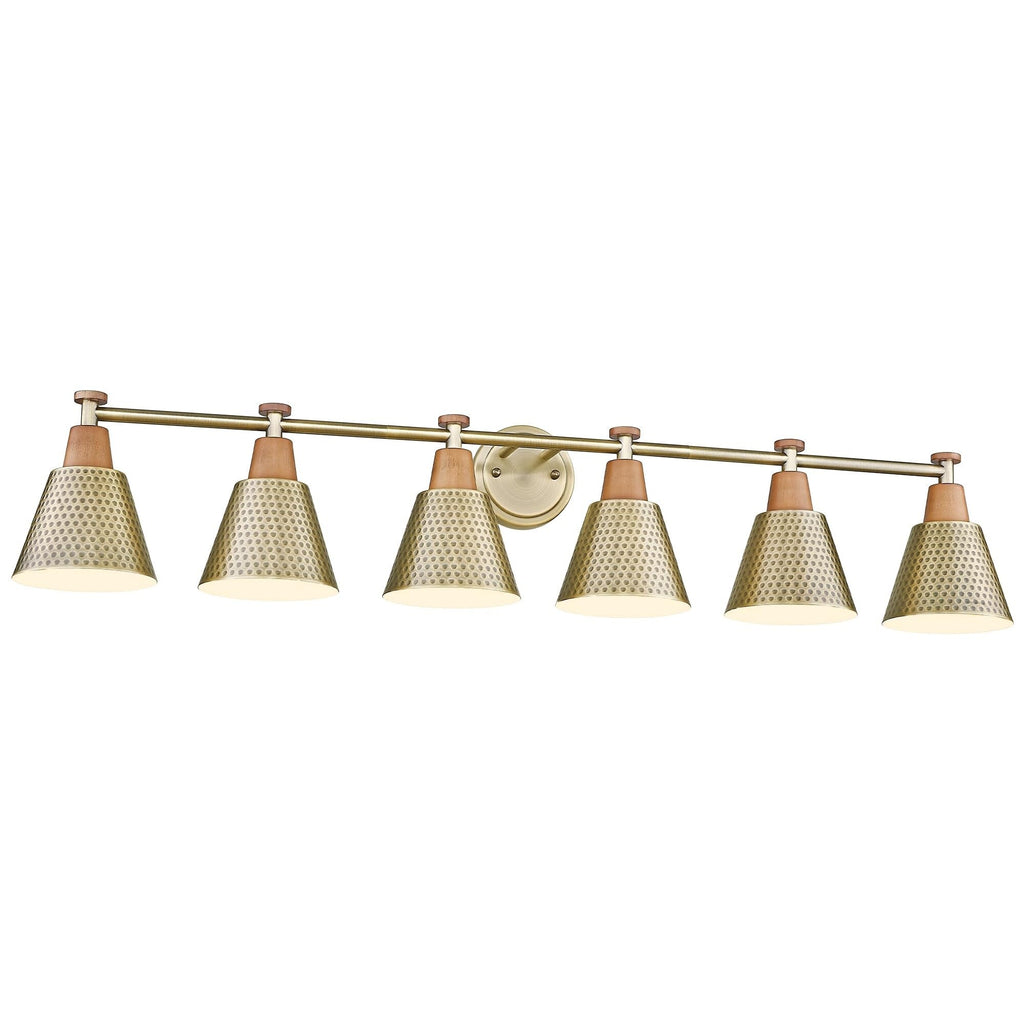 Luminaire de salle de bain moderne à 3, 5 ou 6 lampes