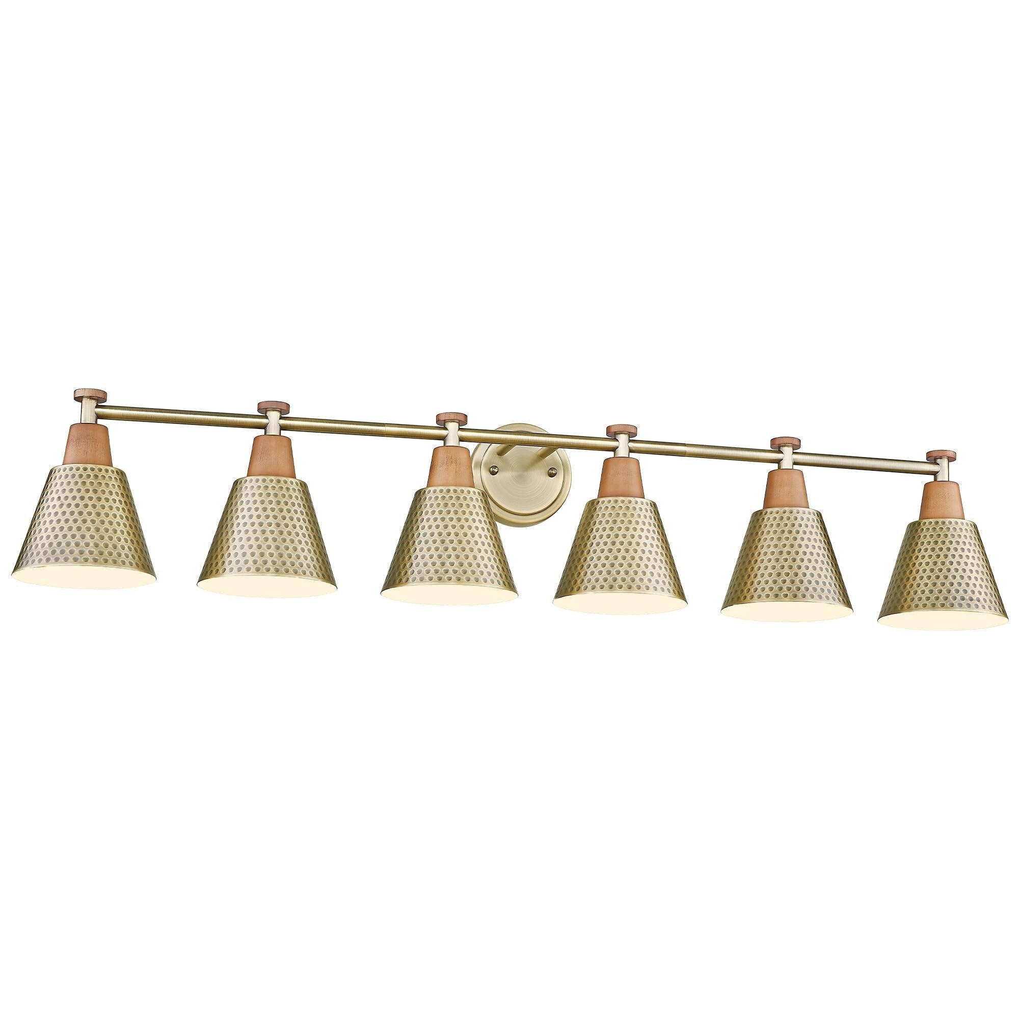 Luminaire de salle de bain moderne à 3, 5 ou 6 lampes