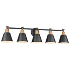 Luminaire de salle de bain moderne à 3, 5 ou 6 lampes