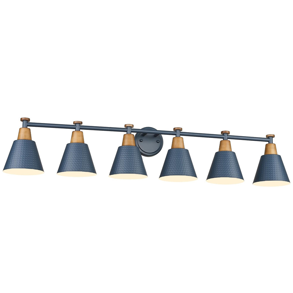 Luminaire de salle de bain moderne à 3, 5 ou 6 lampes