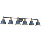 Luminaire de salle de bain moderne à 3, 5 ou 6 lampes